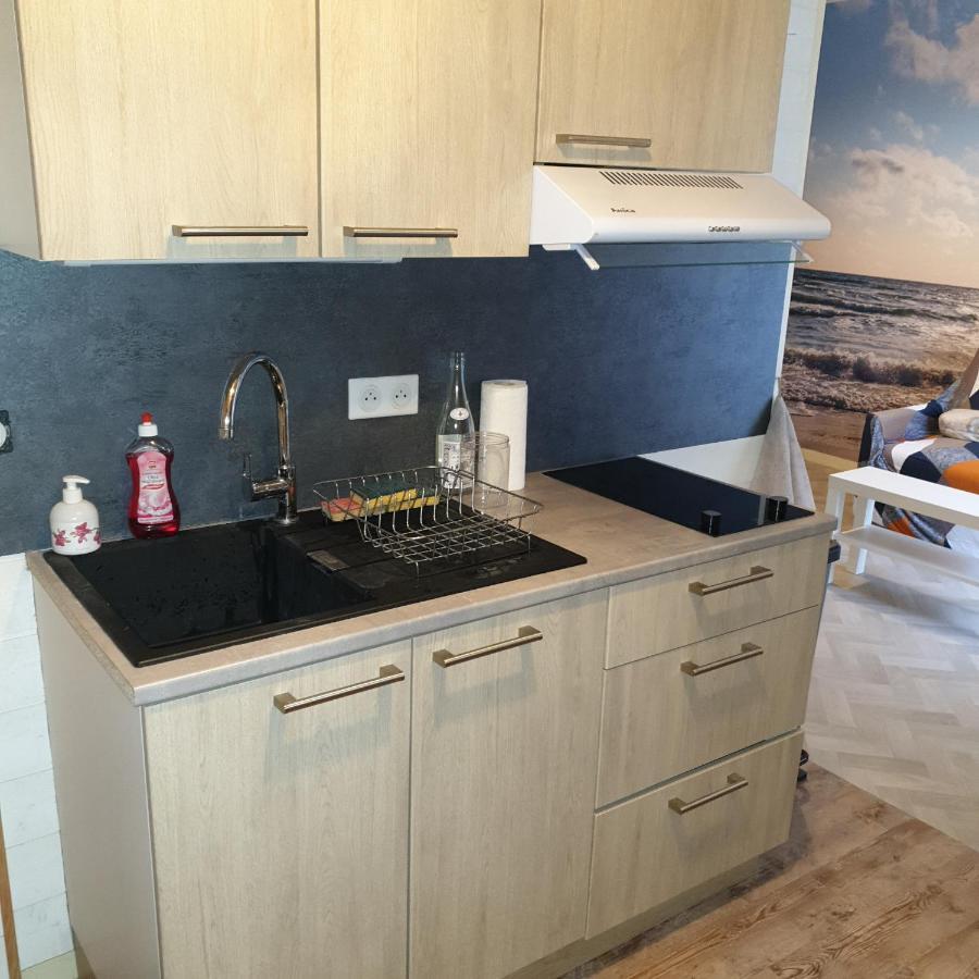 Appartement Studio Proche Mer 4 Pers Residence Calme Avec Parc Blonville-sur-Mer Kültér fotó